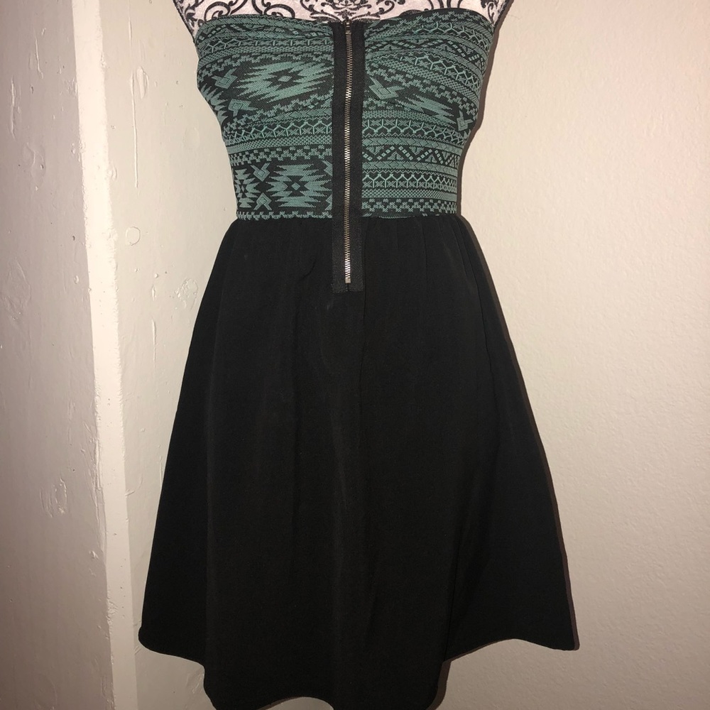 Strapless, Tribal Print Summer Dress!